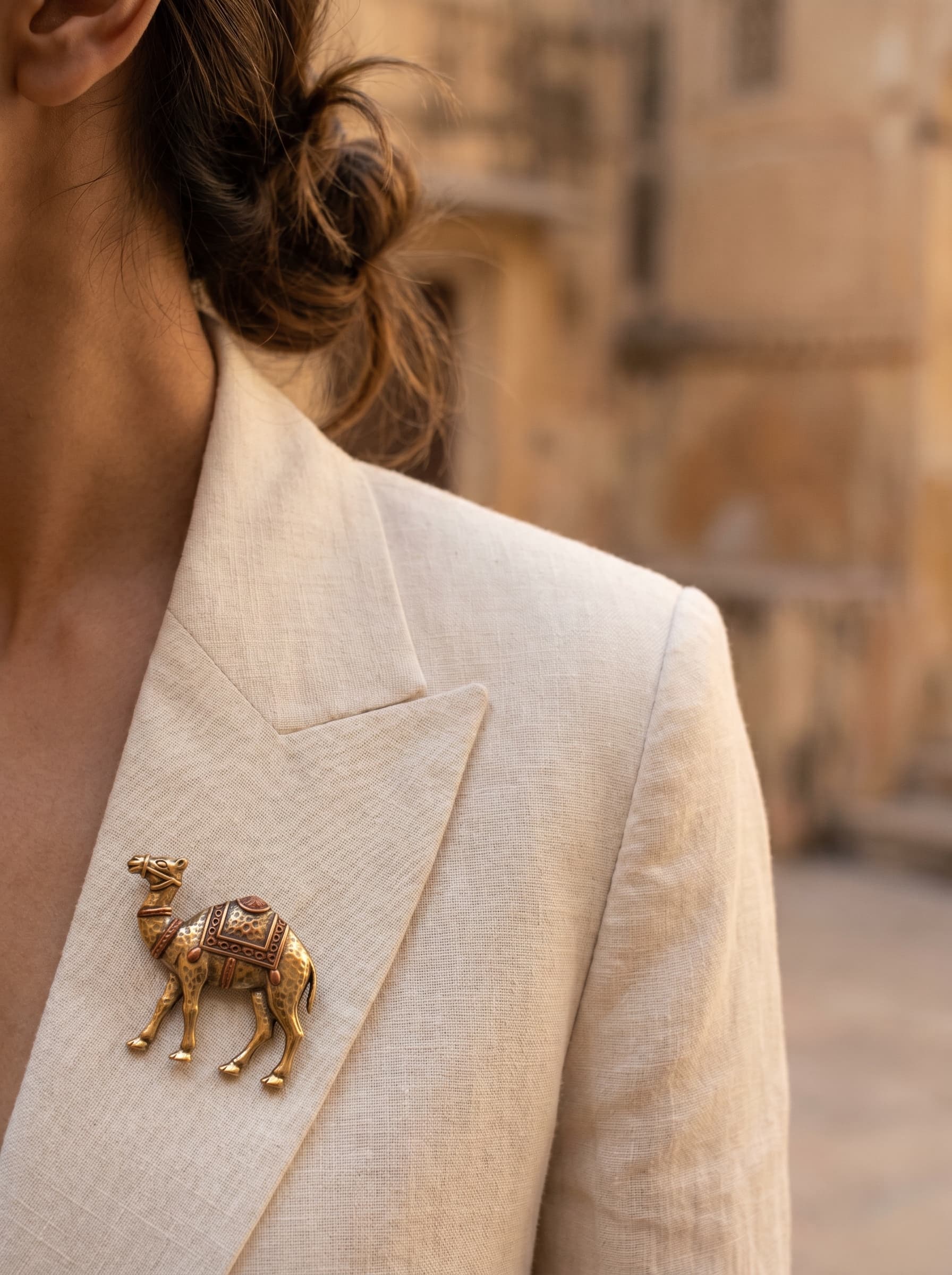 Brooch worn on Lapel